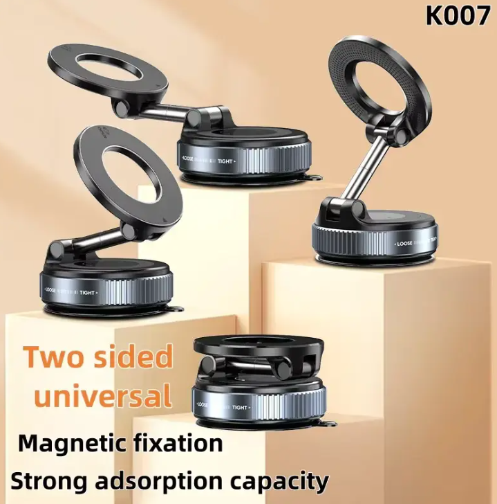 Ultra-Strong Electric Vacuum Suction Magnetic Car Mount