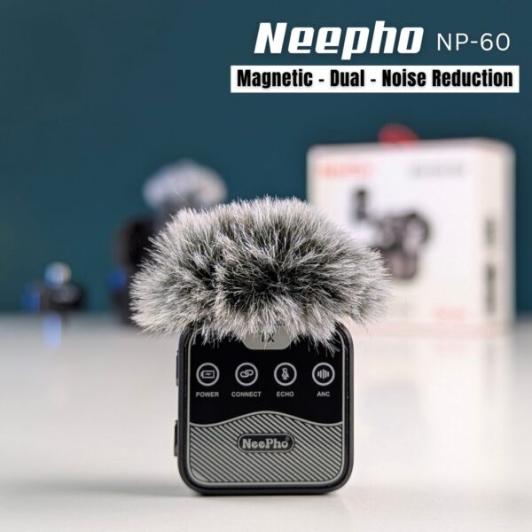 NeePho NP-60 Professional Wireless Microphone (Dual Channel)