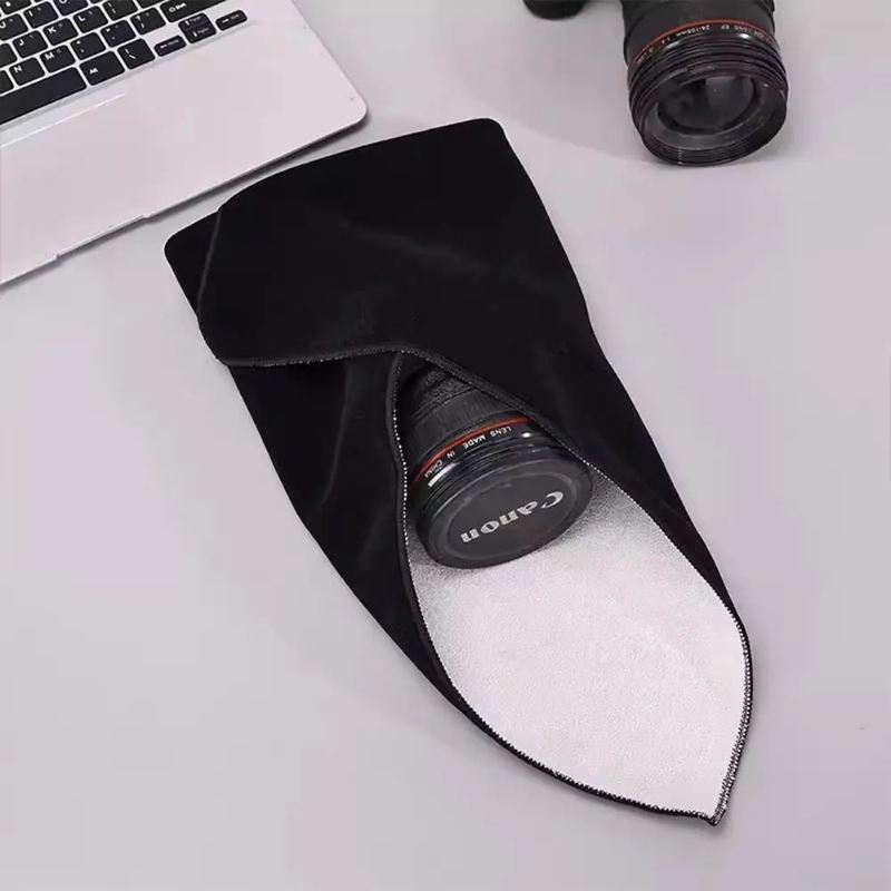 Waterproof Camera Lens Protective Wrap Cloth - Magic Origami Wrap for DSLR Lens, Flash & Gadgets (Multi-Color)