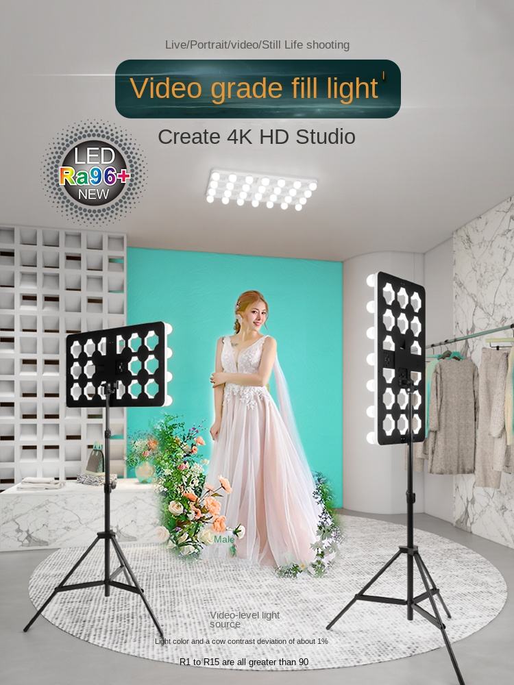 Widelight WV-305A LED Photography & Video Studio Fill Light - Professional Panel Light with Remote Control