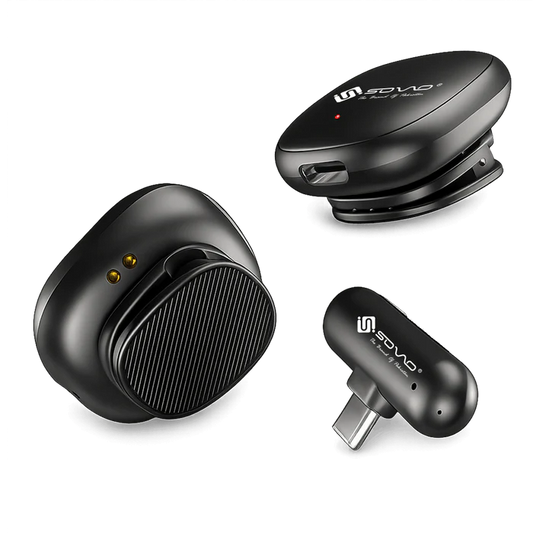 SOVO SWM-578 Type-C Dual Wireless Lavalier Microphone
