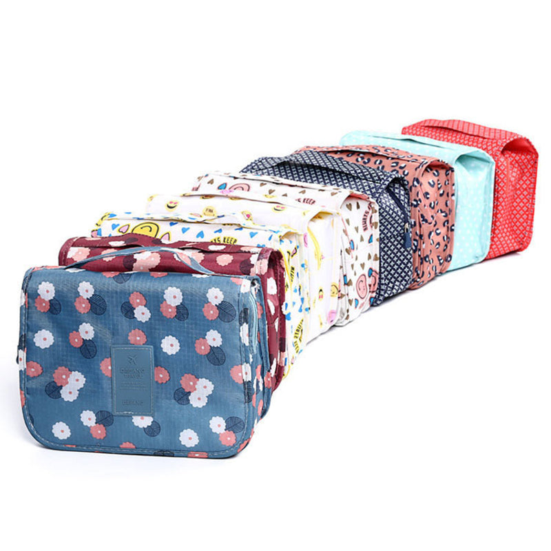 Travel Waterproof Portable Toiletry Bag Women Cosmetic Organizer Pouch Hanging Bag