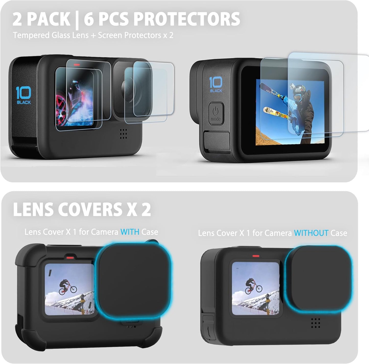 GoPro Silicone Sleeve Case - Hero 12 / 11 / 10 / 9 Protective Cover