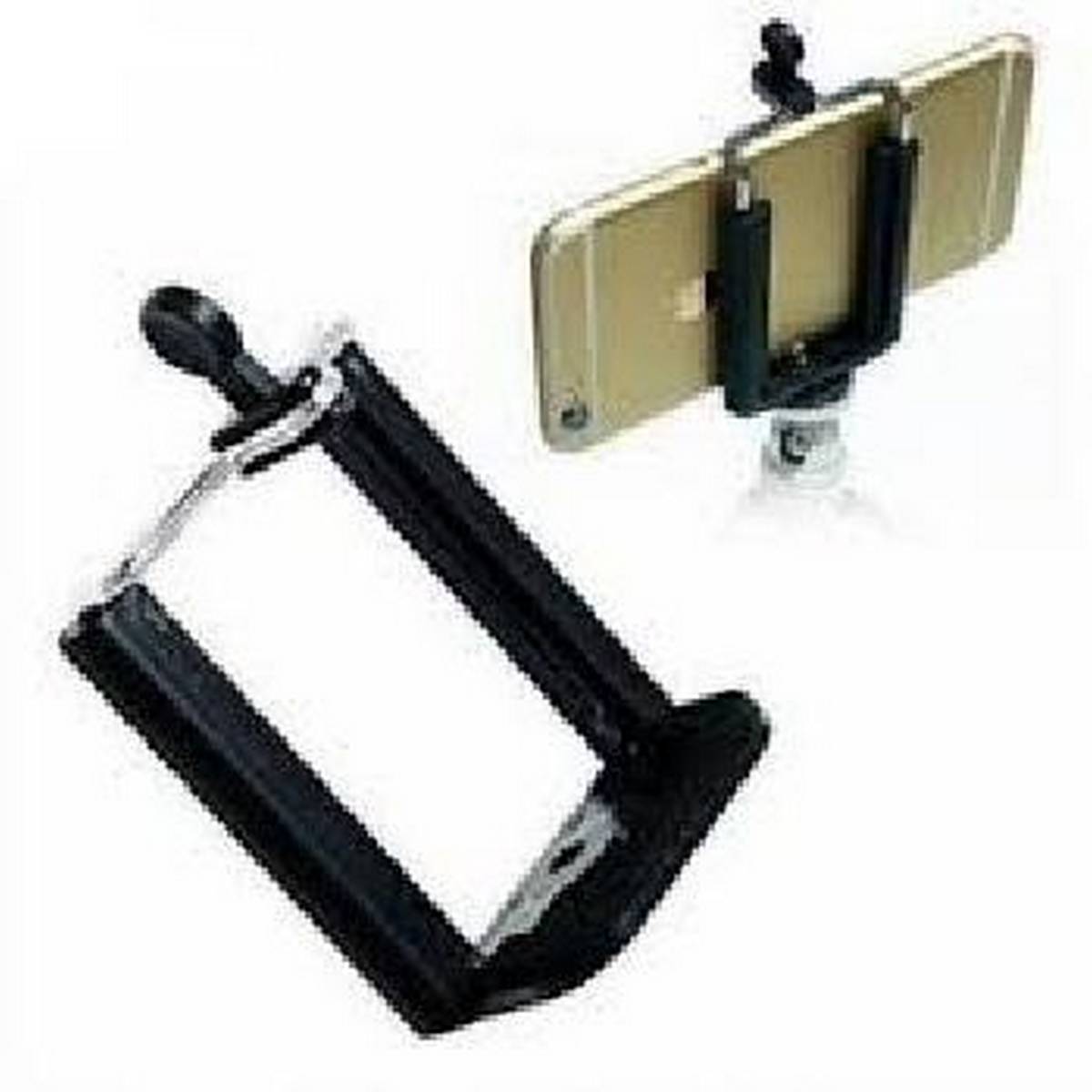 Universal Tripod Clip Mount Adabter For Mobile Normal Quality - Black
