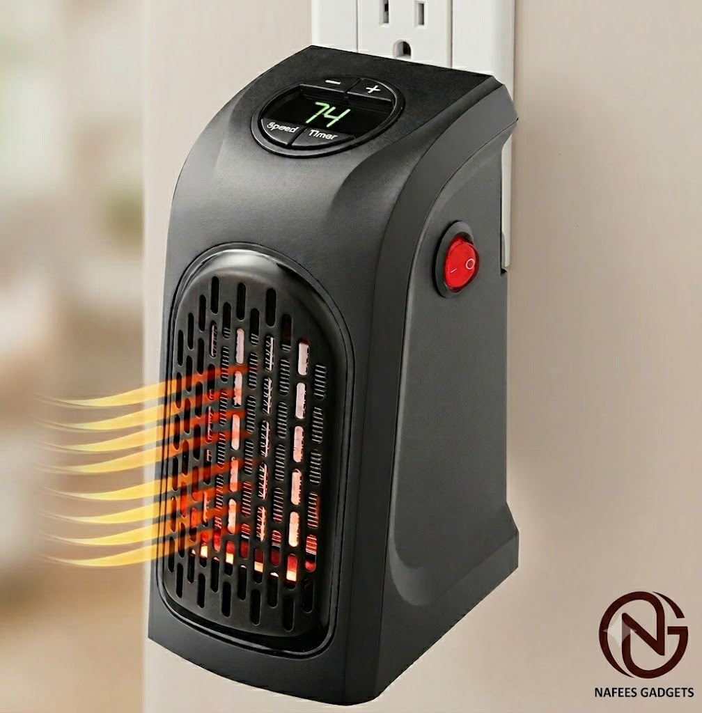 Ultra-Compact Wall-Mount Personal Heater – Fast Heating for Offices & Bedrooms