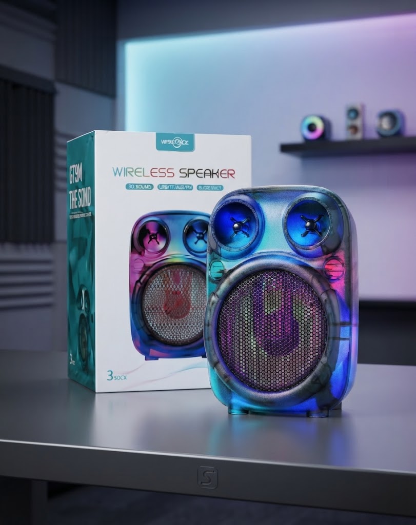 GTS-2003 Wireless Bluetooth Speaker - RGB Light