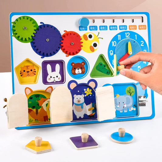 Wooden Sensory Clock