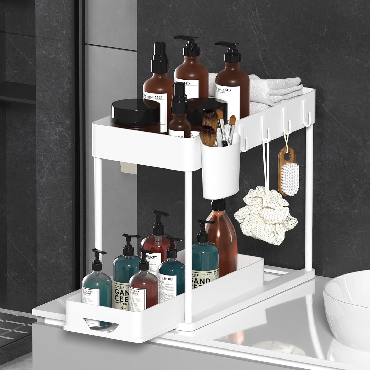 Adjustable Under-Sink Tray