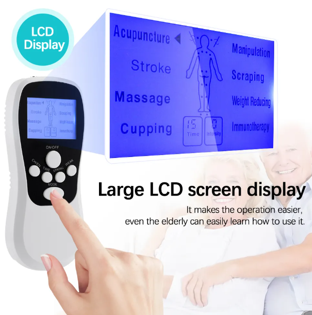 Electric Rechargeable body Massager Health Tens Acupuncture Digital Therapy Machine device Relaxing massage & Relaxation