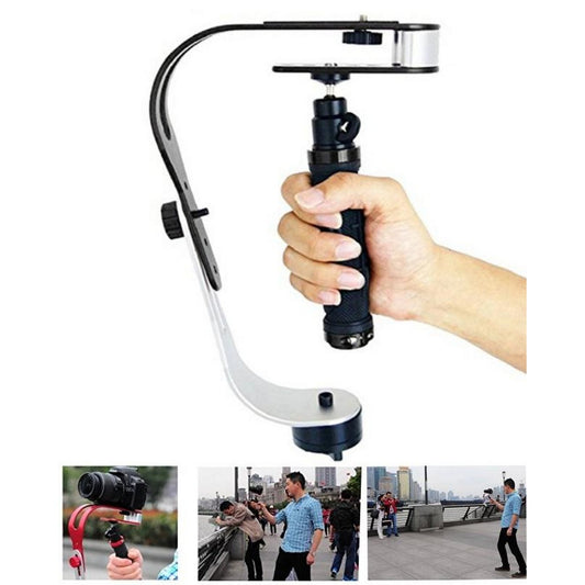 Debo UF-007 Handheld Video Stabilizer for DSLR Camera Camcorder And Mobile - Black