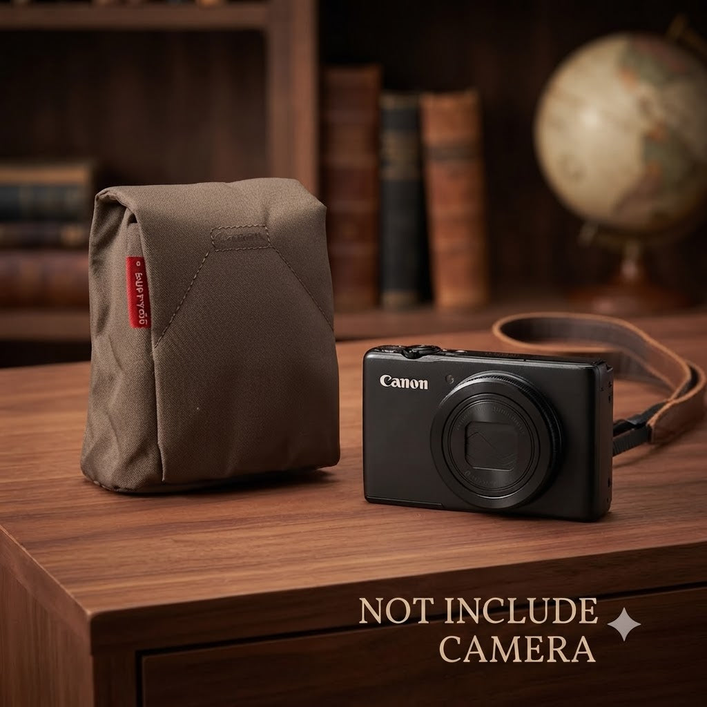 Canon Compact Digital Camera Protective Travel Pouch - Sleek Point and Shoot Camera Kit for Vlogging & Travel | Nafees Gadgets
