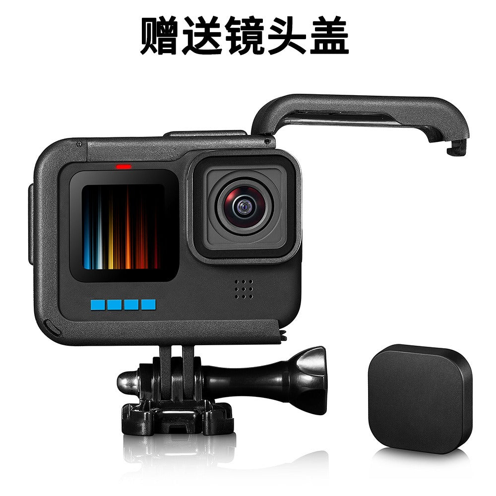Gopro13/12/11/10 Plastic Frame Rabbit Cage Action Camera Anti-Fall Protective Shell Battery Cover Set Accessories