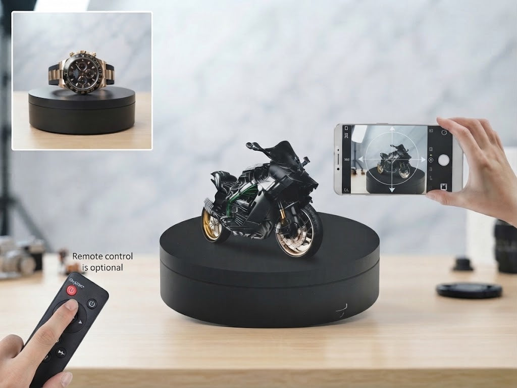 360 Rotating Turntable Display for Product Photography & Video Shooting