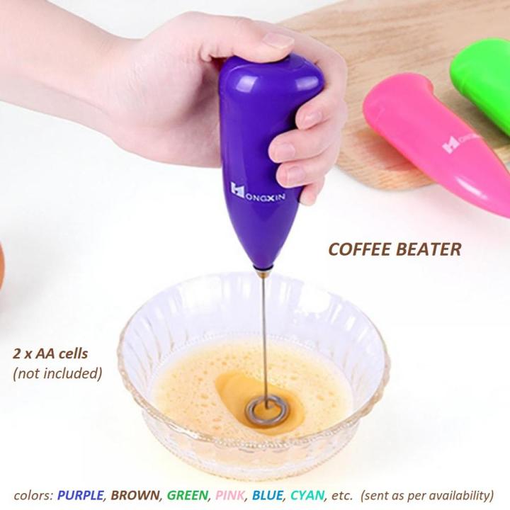 Electric Handle Coffee Beater Stirrer Milk Frother Foamer Whisk Mixer Milk Treater Juice Muddler Coffee Stirrer