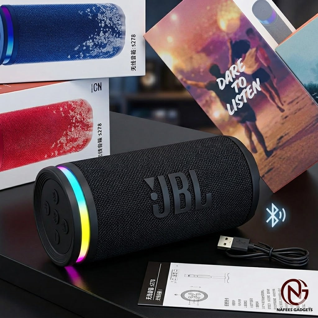 JBL Style S278 Portable Wireless Speaker With RGB Light & Extra Bass
