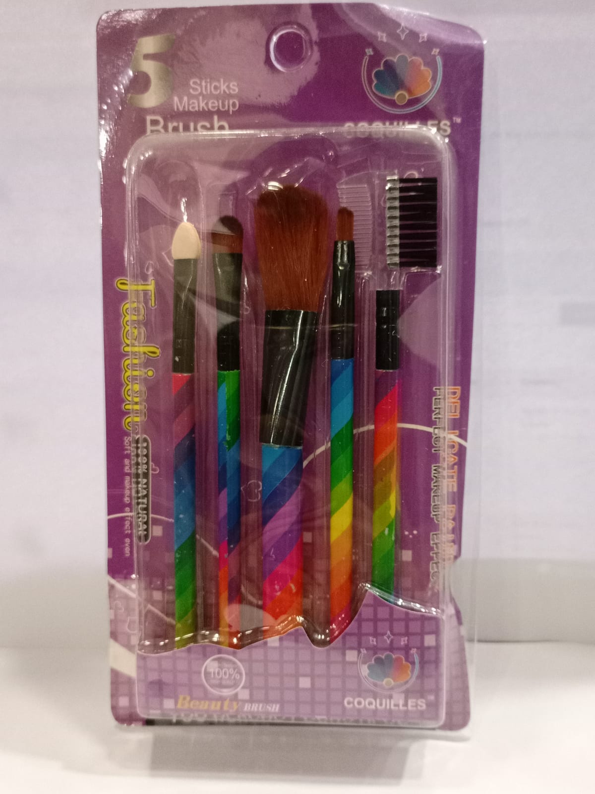 5Pcs Portable Makeup Brushes Set Mini Soft Travel Kits Make Up Tool Foundation Powder Eye Lip Eye Cosmetics Beauty Brushes shadow Brushes Cosmetic Powder Brush Set