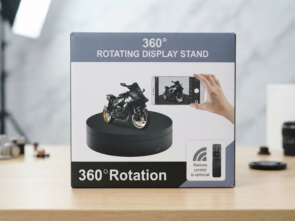 360 Rotating Turntable Display for Product Photography & Video Shooting