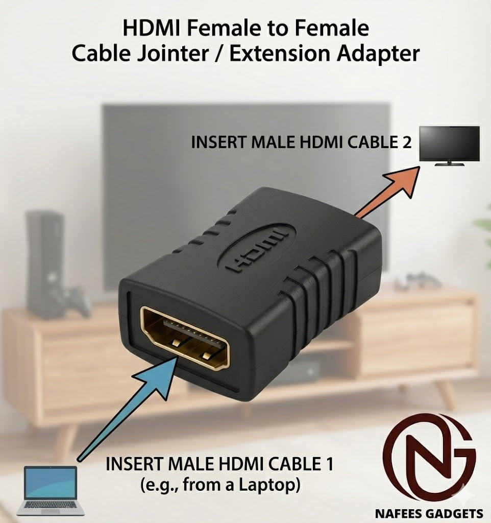 HDMI Female to Female Connector Adapter - High Speed HDMI Jointer Coupler