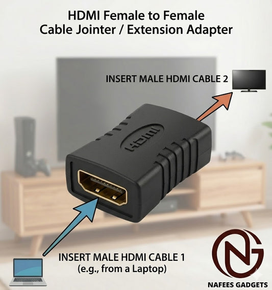 HDMI Female to Female Connector Adapter - High Speed HDMI Jointer Coupler