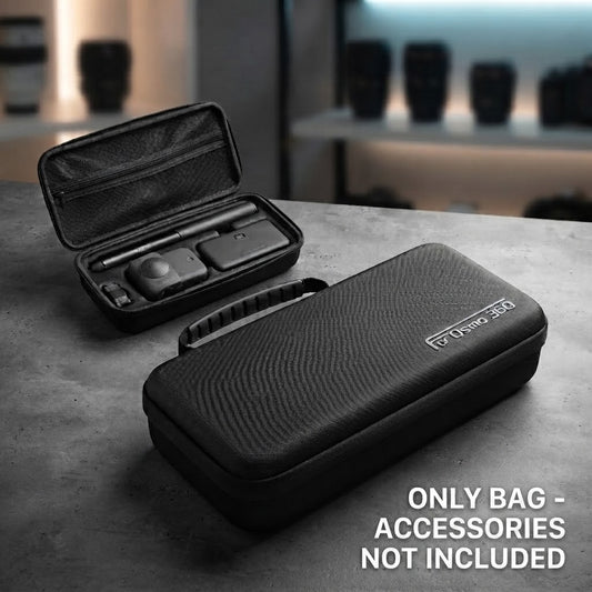Waterproof Hard Carrying Case for DJI Osmo 360 Action Camera – Shockproof Storage Bag & Travel Pouch with Handle
