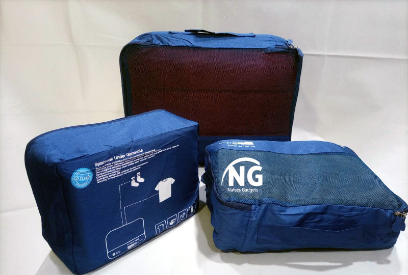 Travel Storage Bag Portable Luggage Organizer Clothes Tidy Pouch Zip Cube Luggage Toiletry Bag Organizer Pouch Home Organization