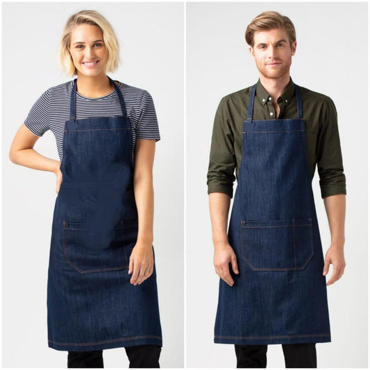 Smart Denim Apron for Kitchen Cooking and Serving Cooking Apron Women and Men Apron 1Pcs