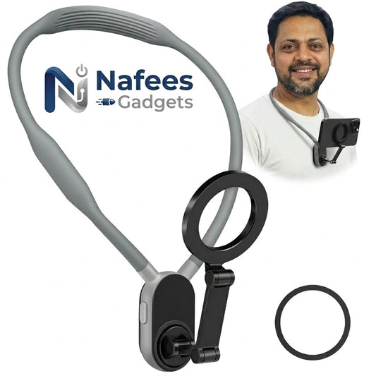 Flexible Mobile Phone Neck Bracket - Hands-Free Lazy Bracket for Movies, Vlogging & Video Calls