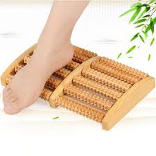 Massage Roller – Stress Relief Wooden Roller Foot Massager