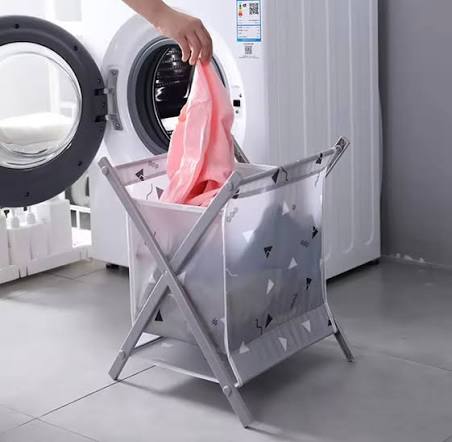 Foldable Laundry Basket Clothes Storage Bag Dirty Laundry Basket Kids Toys Holder Standing Organizer Home Storage Basket