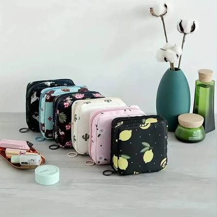 Portable Sanitary Pad Pouch & Multi-Function Organizer