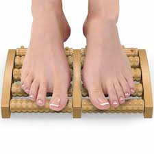 Massage Roller – Stress Relief Wooden Roller Foot Massager
