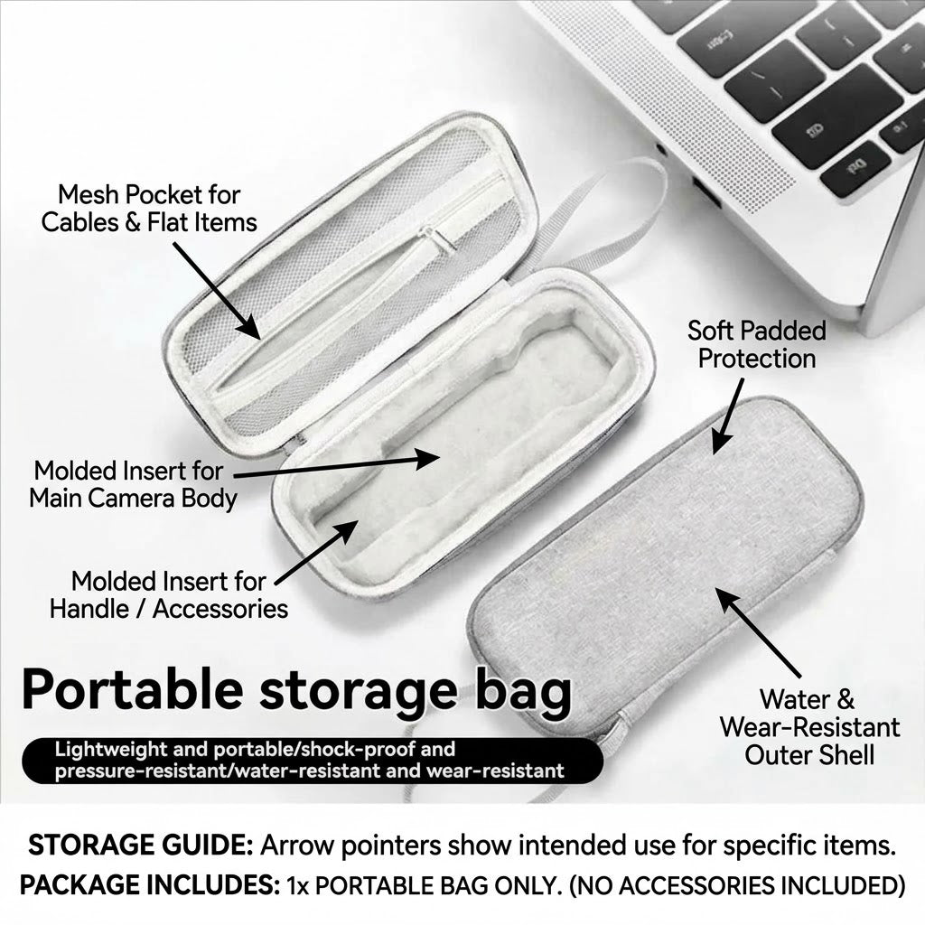 DJI Osmo Pocket 3  Portable Carrying Case - Protective Travel Storage Bag
