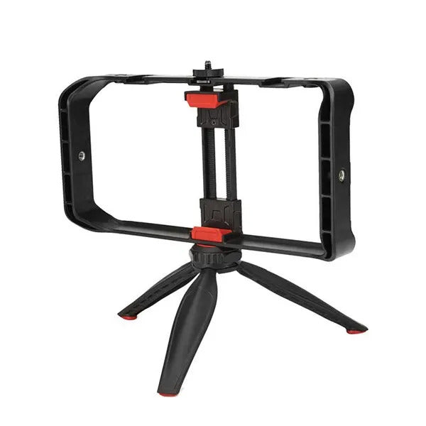 Jmary MT-33 Smartphone Video Rig Cage - Professional Vlogging Stabilizer & Tripod Mount for Content Creators