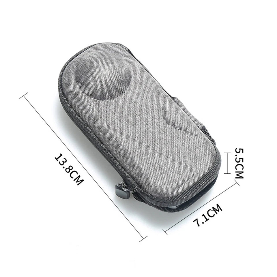 Mini Protective Storage Case for Insta360 X5 / X4 - Portable Hard Body Carrying Bag & Stand-alone Travel Pouch