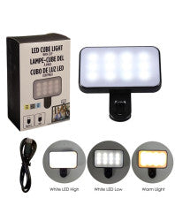 LED CUBE LIGHT WITH CLIP